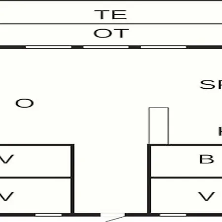 度假居 6 Person In Bjert *